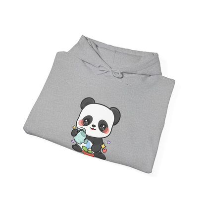Kawaii Panda Hoodie, Cute Plant Lover Gift