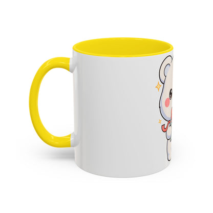 Kawaii Polar Bear Mug, Cute Gift Accent Coffee Mug