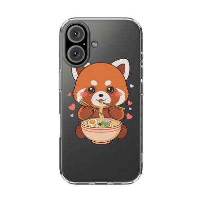 Red Panda Ramen Phone Case – Kawaii Food Lover Gift