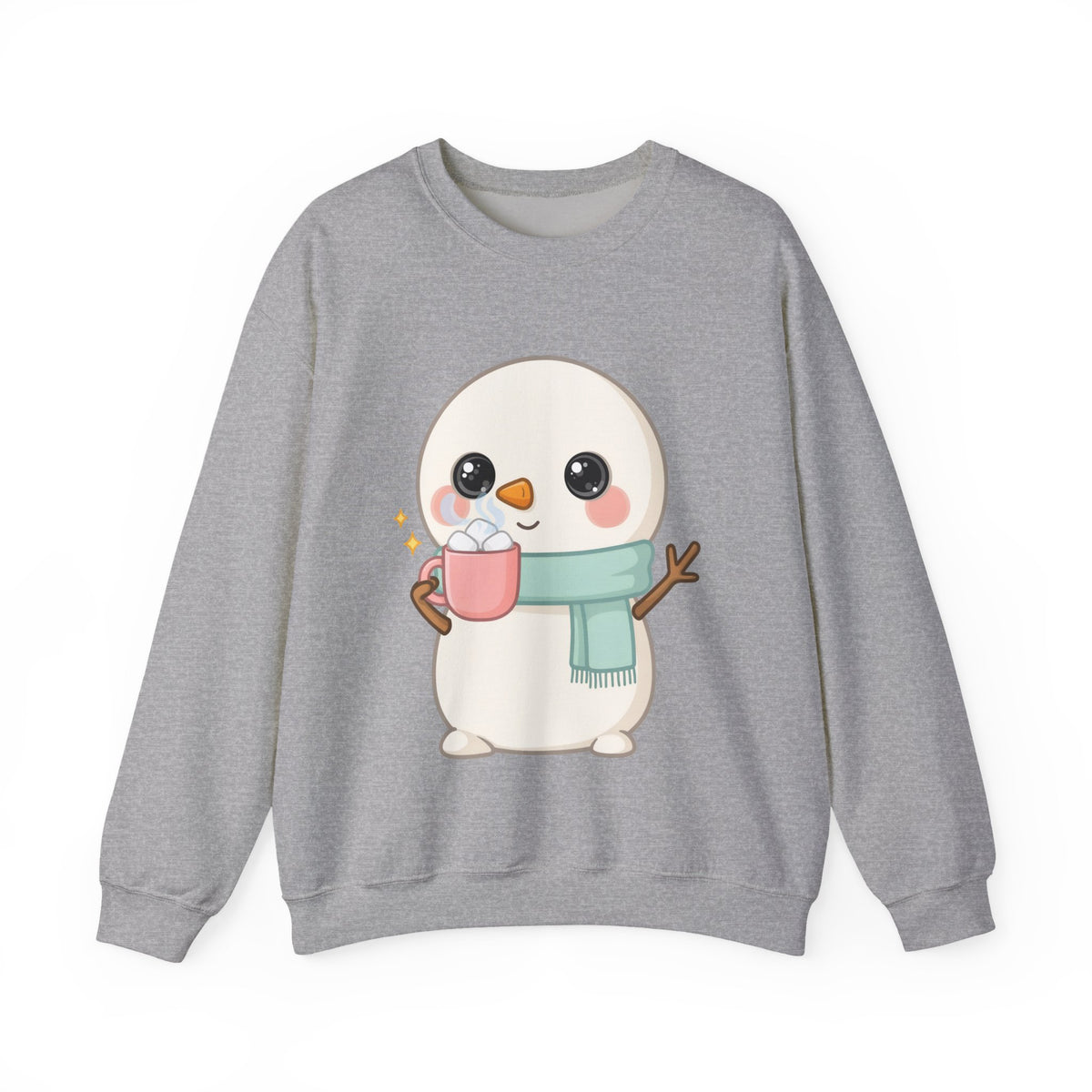 Kawaii Snowman Sweatshirt for Cozy Winter Days