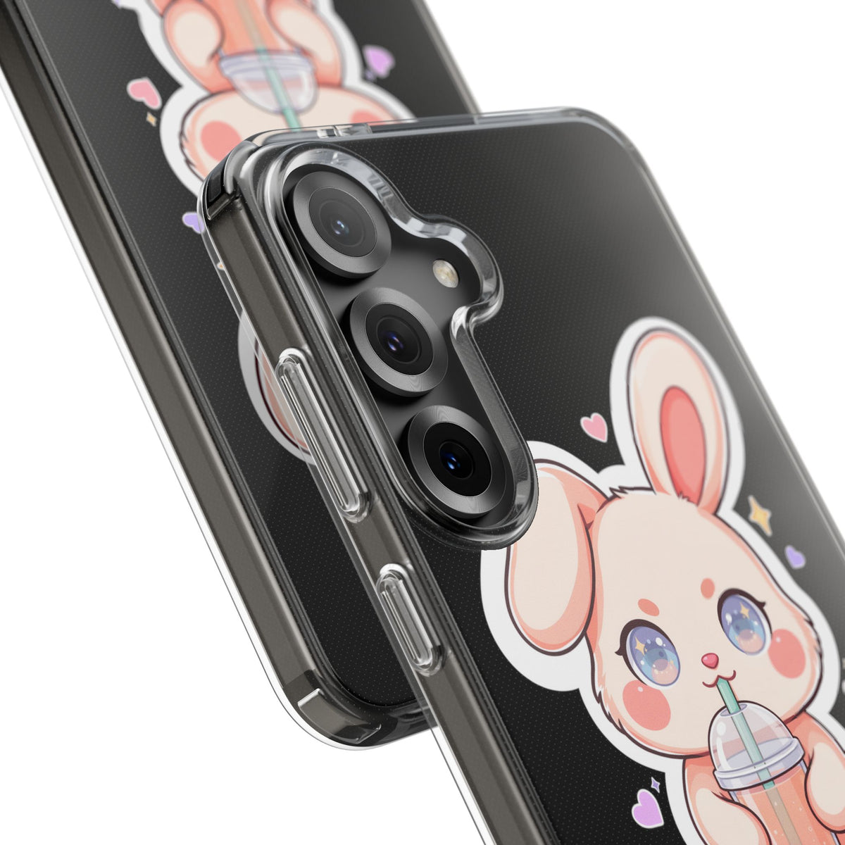 Kawaii Bunny Bubble Tea Phone Case for Boba Lovers