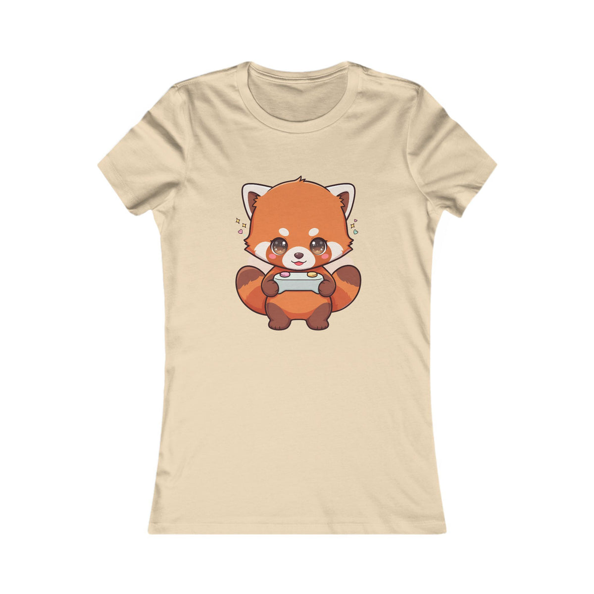 Red Panda Gamer Women's Tee – Cute Kawaii Gaming Shirt