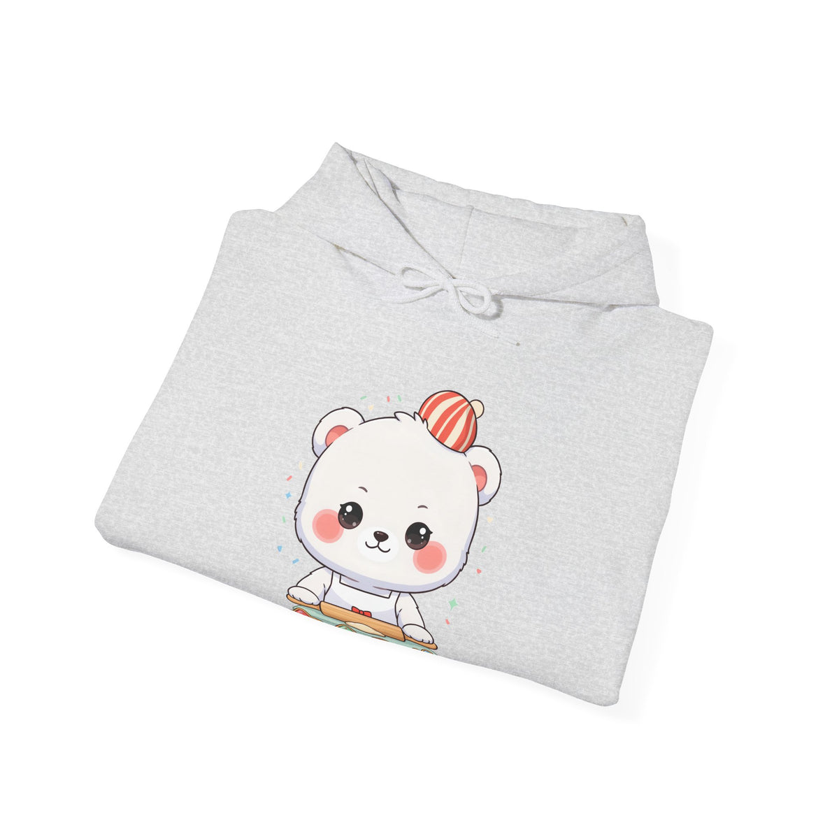 Christmas Cookie Baking Polar Bear Hoodie