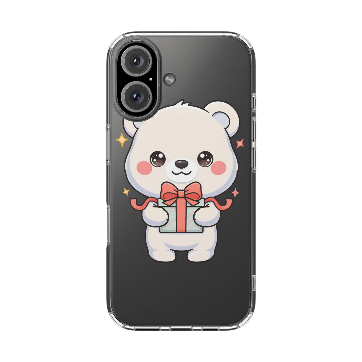 Kawaii Polar Bear Gift Phone Case for Holiday Gifting