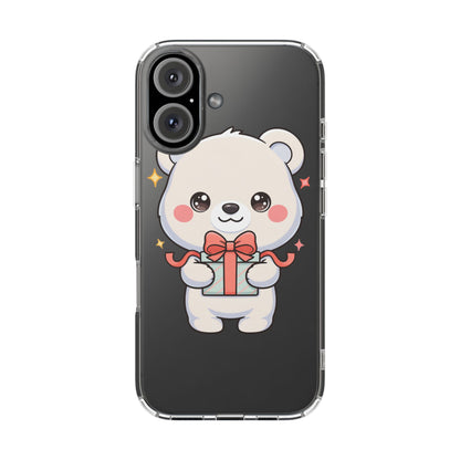 Kawaii Polar Bear Gift Phone Case for Holiday Gifting