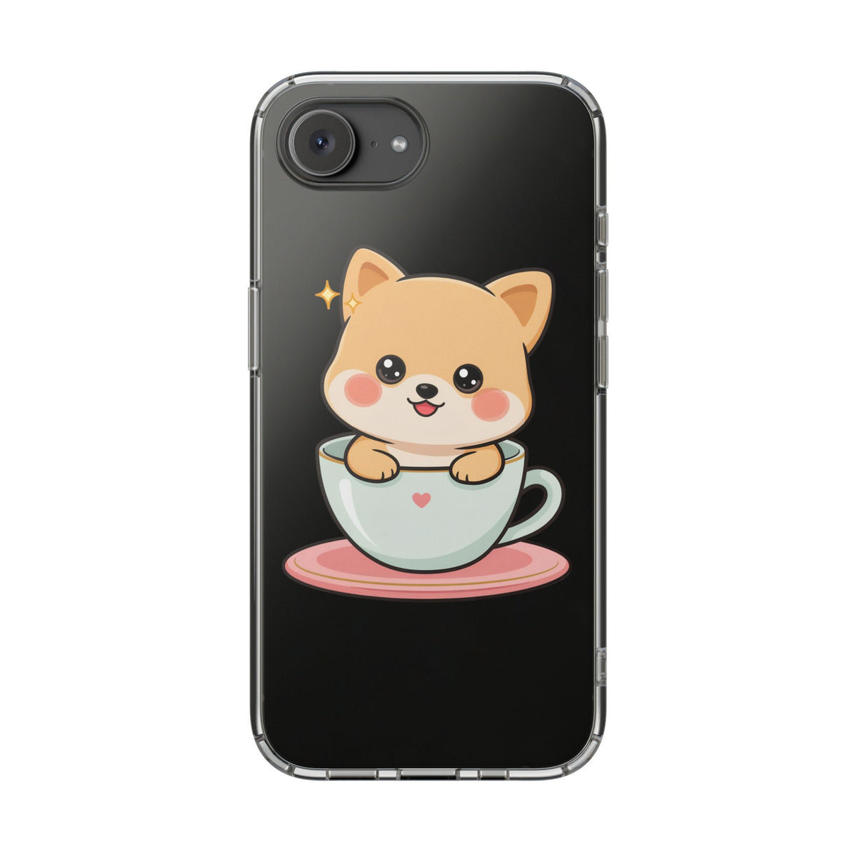 Kawaii Shiba Inu Phone Case – Cute Puppy in a Teacup
