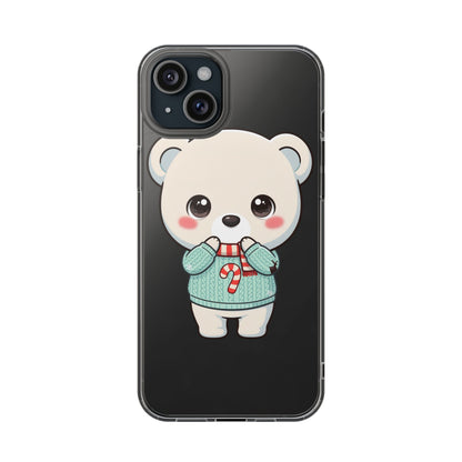 Kawaii Christmas Bear Phone Case for Holiday Season