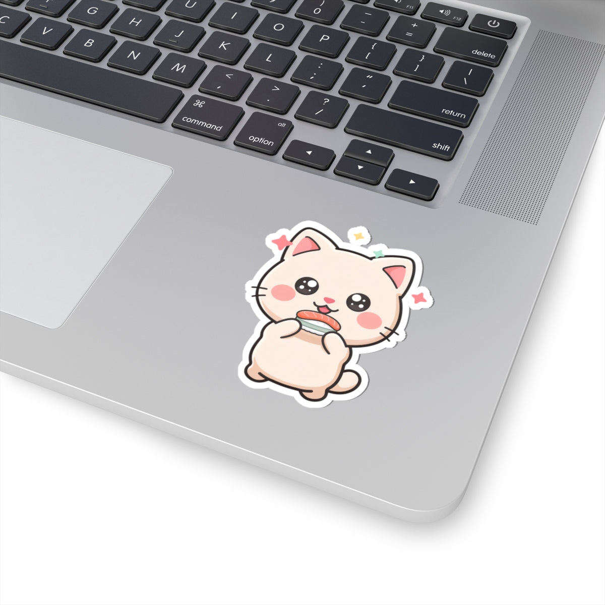 Kawaii Sushi Cat Sticker for Laptop and Journal
