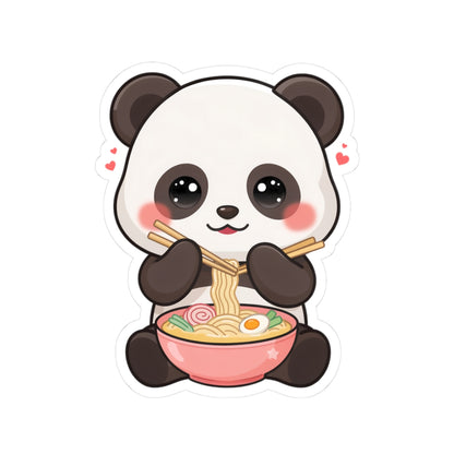 Kawaii Panda Ramen Sticker for Cozy Desk Decor