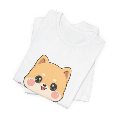 Kawaii Shiba Inu Skateboarder Tee for Dog Lovers