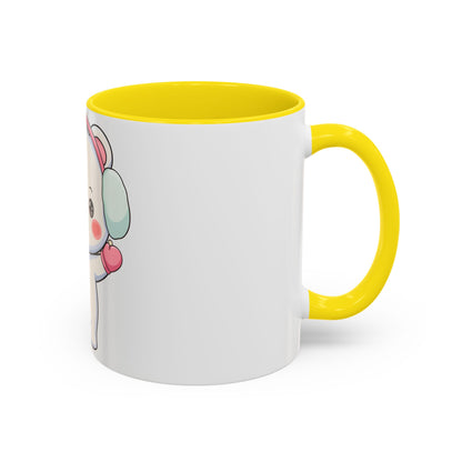 Kawaii Polar Bear Mug, Cute Winter Accent Coffee Mug