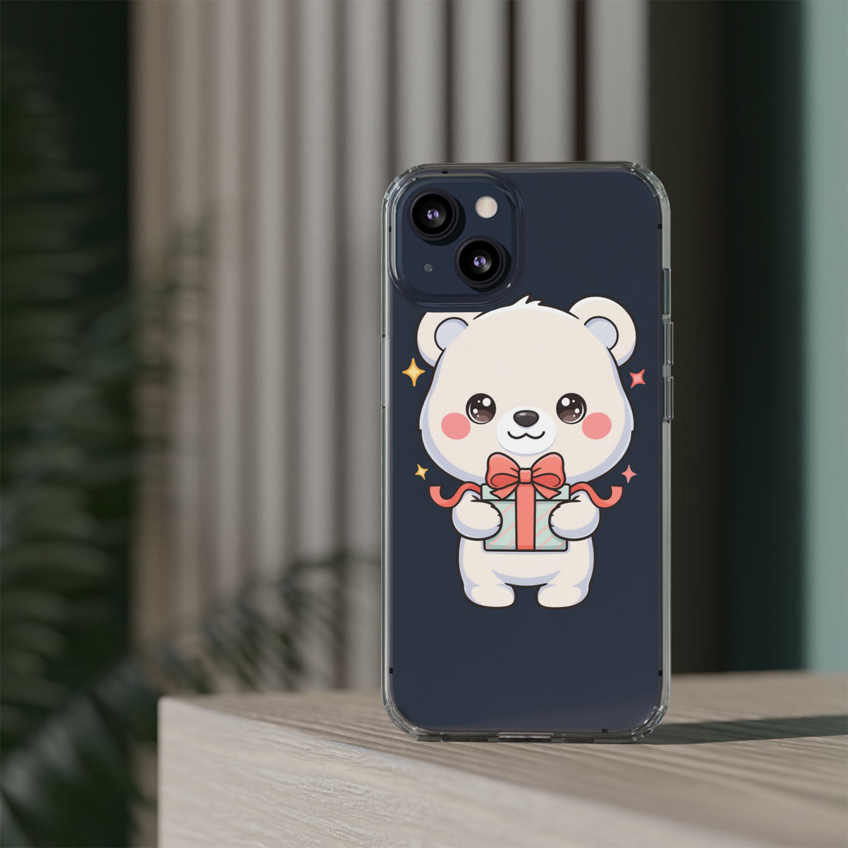 Kawaii Polar Bear Gift Phone Case for Holiday Gifting