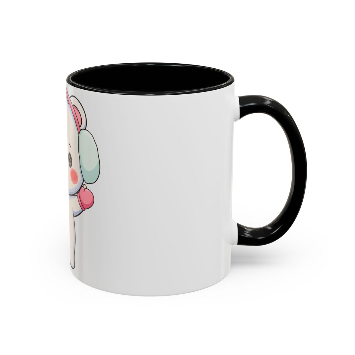 Kawaii Polar Bear Mug, Cute Winter Accent Coffee Mug