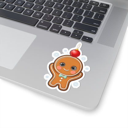 Christmas Gingerbread Sticker for Holiday Decorating