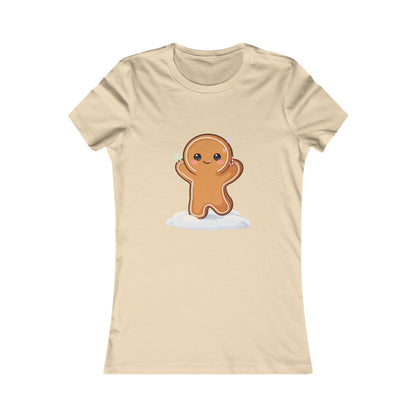 Kawaii Gingerbread T-Shirt for Cozy Winter Errands