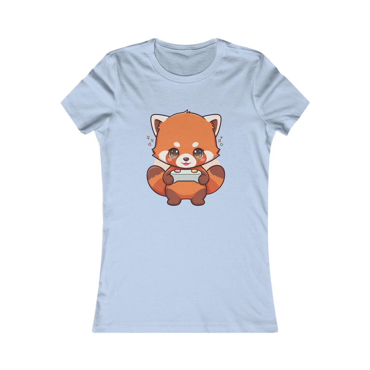 Red Panda Gamer Women's Tee – Cute Kawaii Gaming Shirt