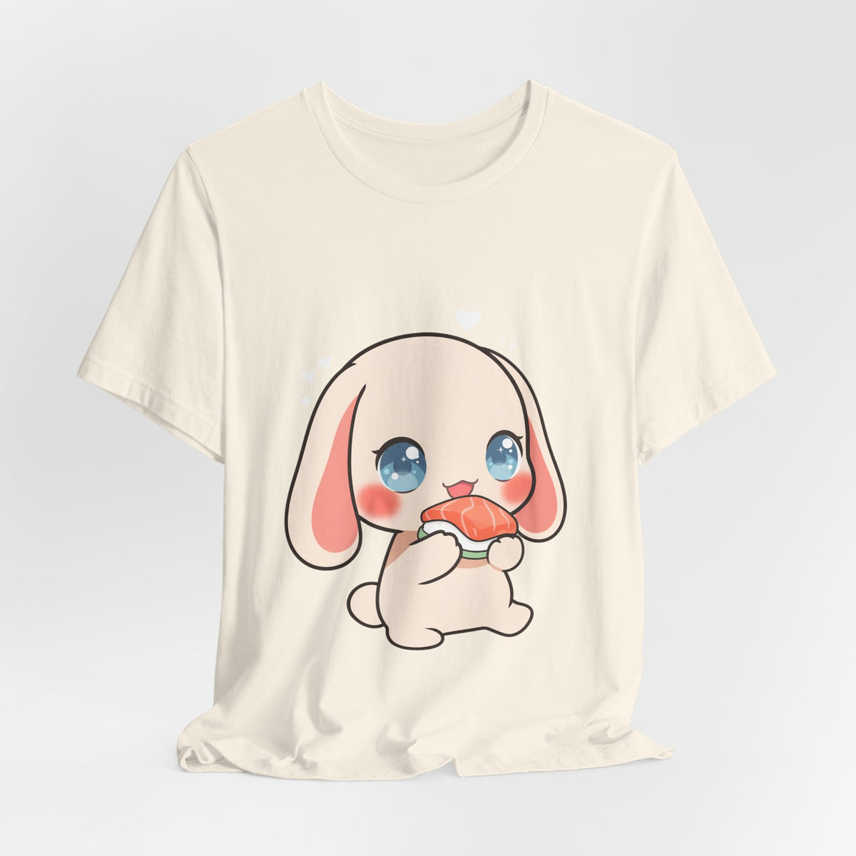 Kawaii Sushi Bunny T-Shirt for Cute Foodie Fans
