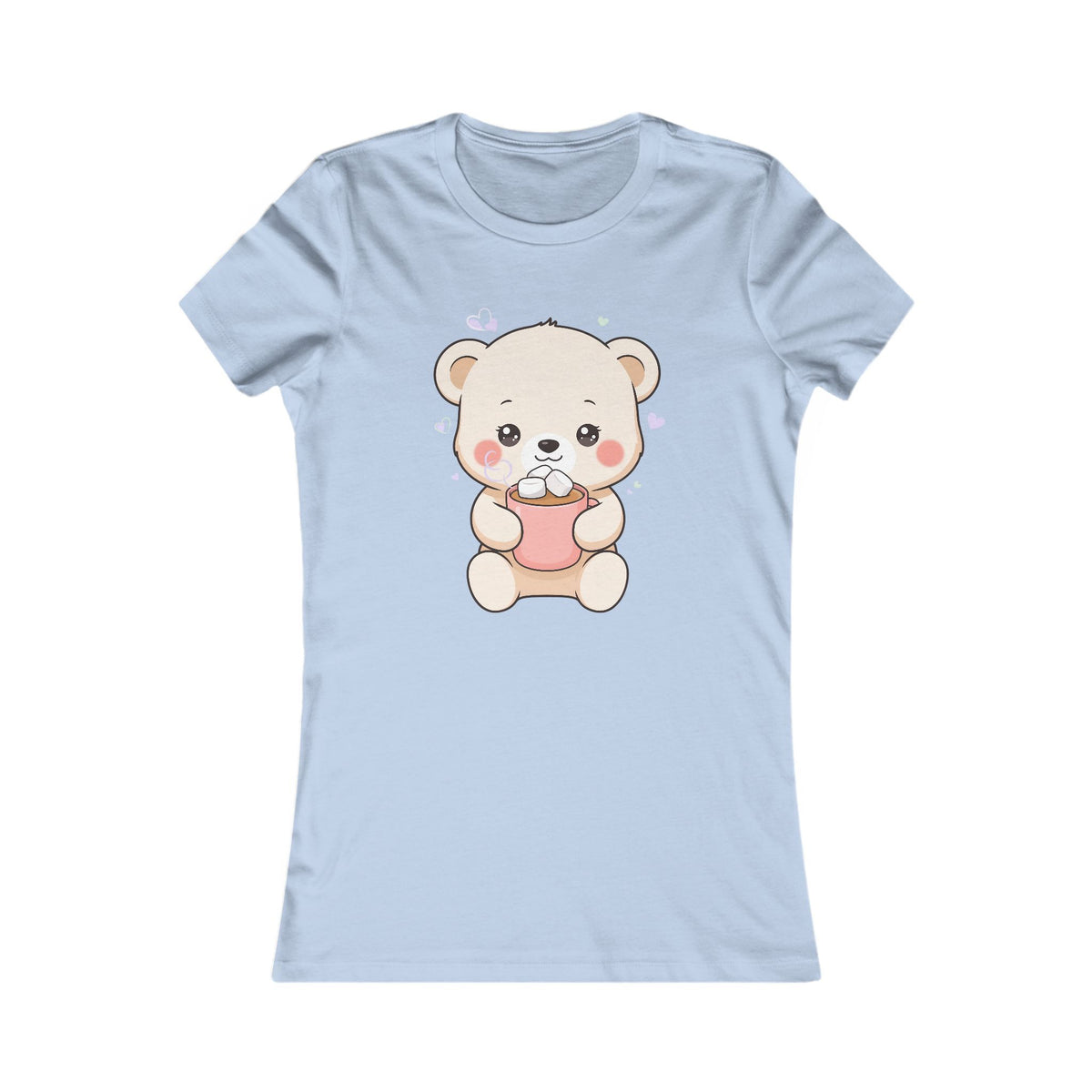 Kawaii Polar Bear Cocoa Tee for Cozy Cute Style