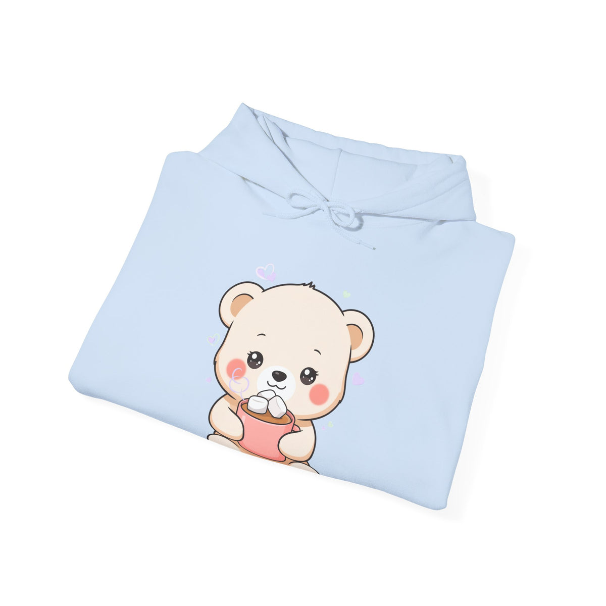 Kawaii Polar Bear Hoodie – Cozy Cocoa Cub Sweatshirt