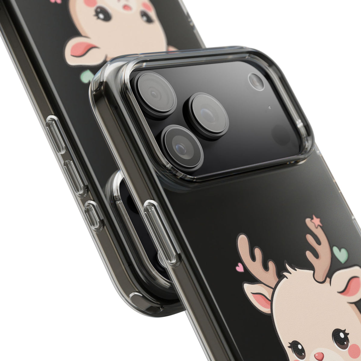 Kawaii Reindeer Phone Case for Cozy Holiday Cheer