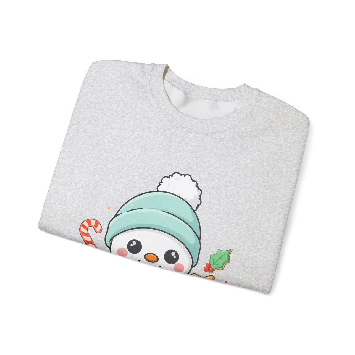 Christmas Snowman Baking Sweatshirt – Kawaii Holiday Crewneck