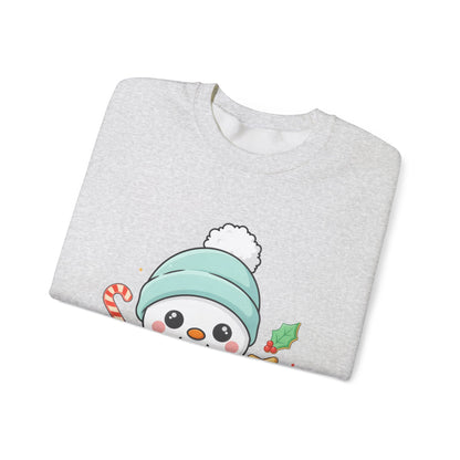 Christmas Snowman Baking Sweatshirt – Kawaii Holiday Crewneck
