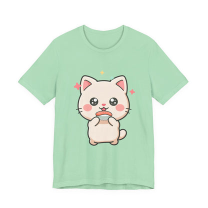 Kawaii Sushi Cat T-Shirt for Cat and Sushi Lovers