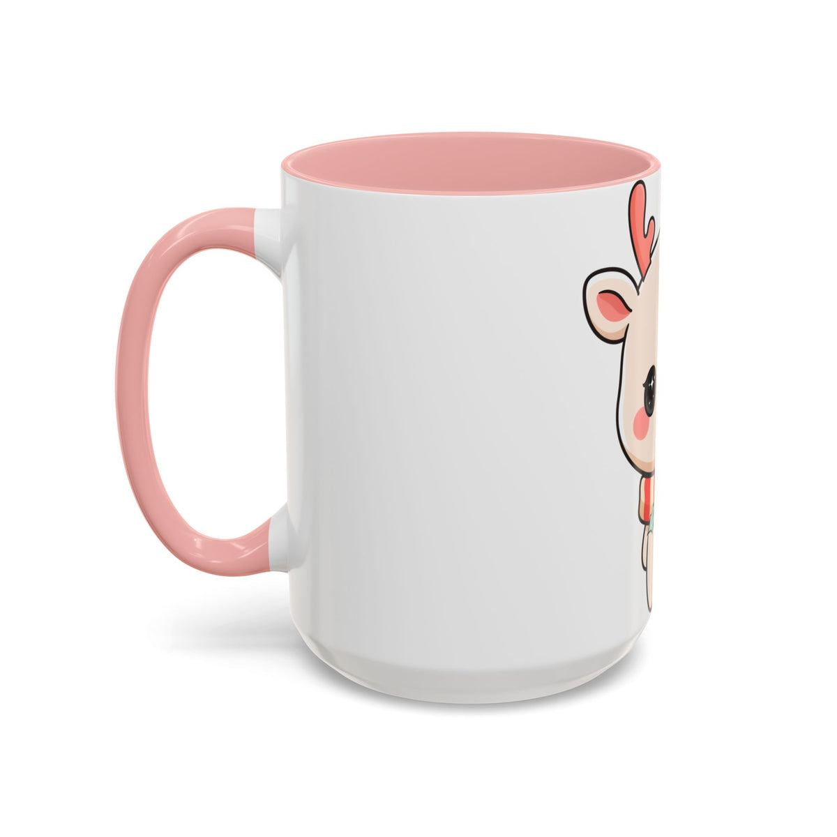 Kawaii Reindeer Christmas Mug for Holiday Fans