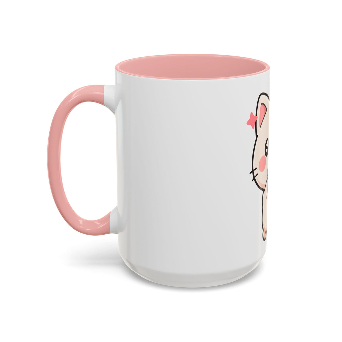 Kawaii Cat Sushi Mug, Cute Accent Coffee Mug