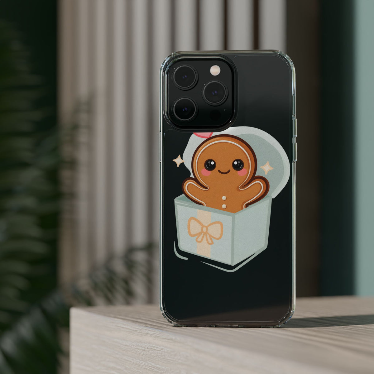 Gingerbread Man Phone Case – Kawaii Holiday Gift