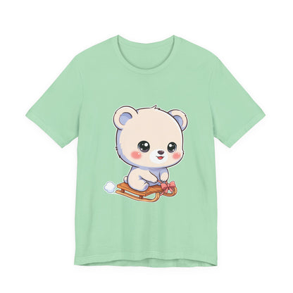 Kawaii Polar Bear T-Shirt for Cozy Winter Days