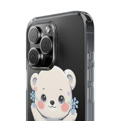 Kawaii Polar Bear Phone Case for a Cozy Winter Gift