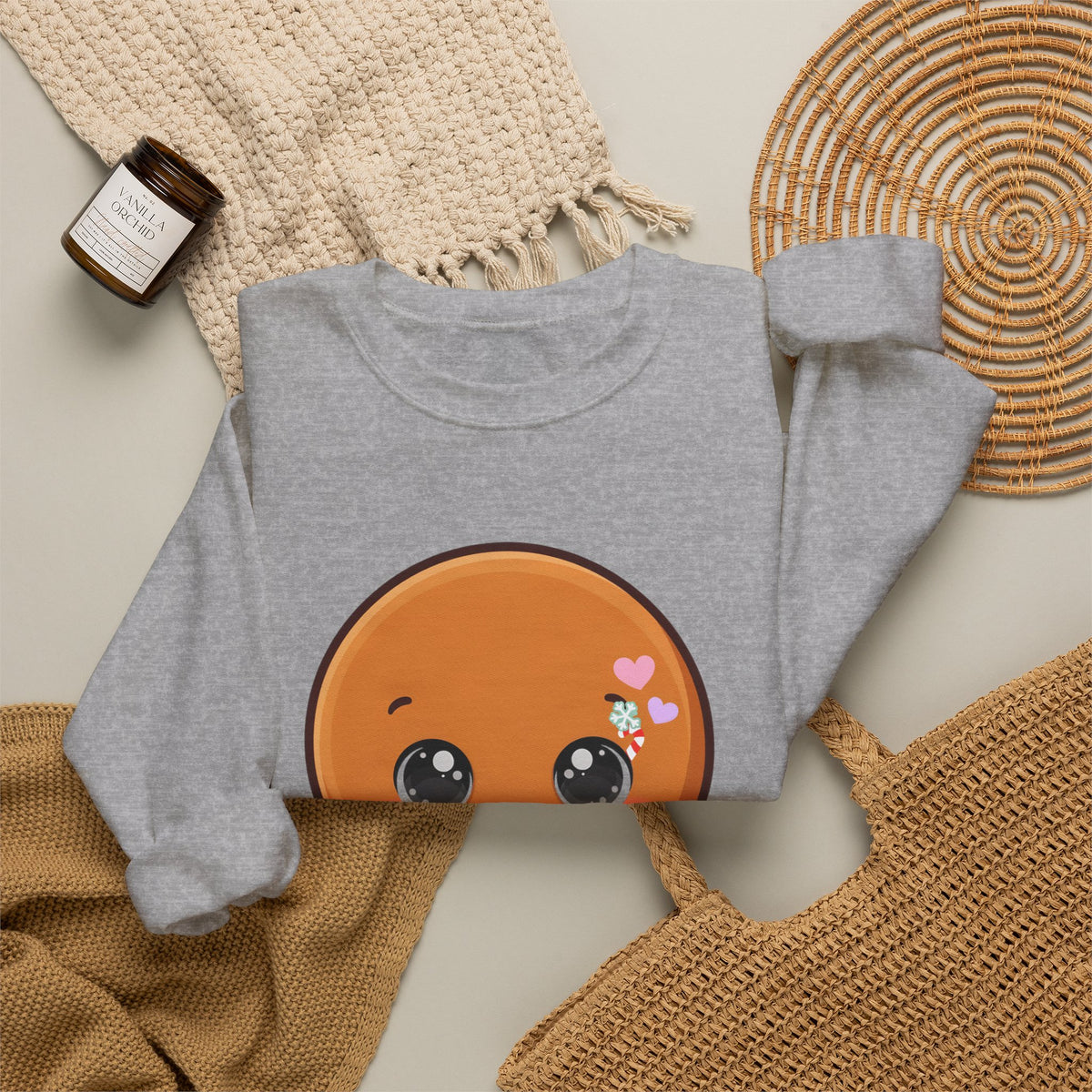 Christmas Gingerbread Sweatshirt: Kawaii Letter to Santa