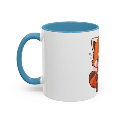 Red Panda Gamer Accent Coffee Mug for Cozy Desk Setups