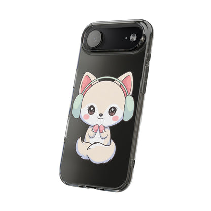 Kawaii Arctic Fox Phone Case – Cozy Winter Cutie