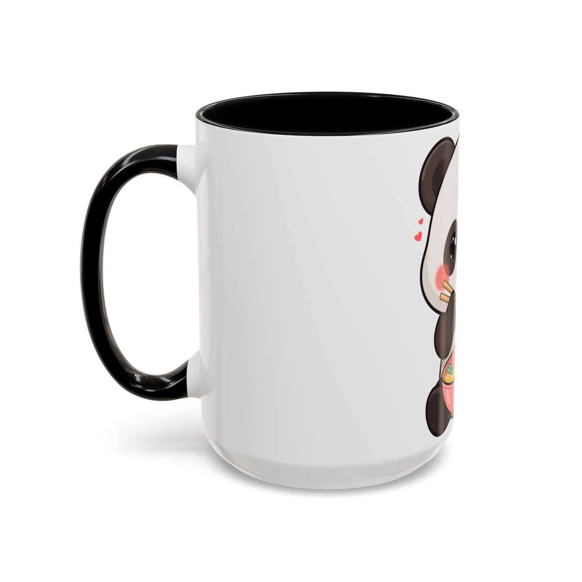 Kawaii Panda Ramen Mug, Cute Accent Coffee Mug
