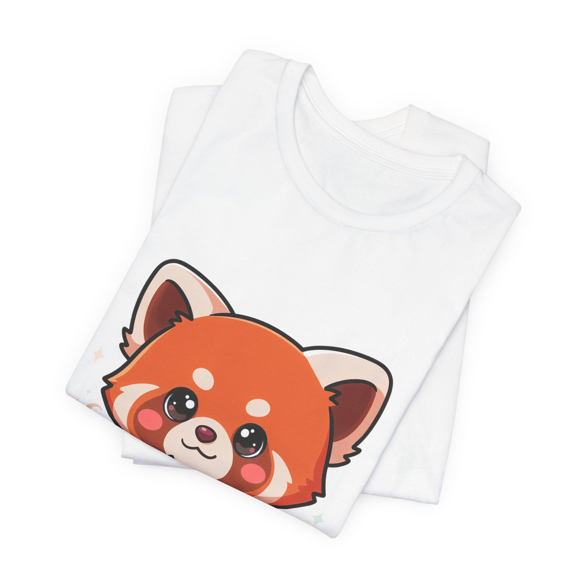 Kawaii Red Panda Coffee Tee for Cute Animal Lovers