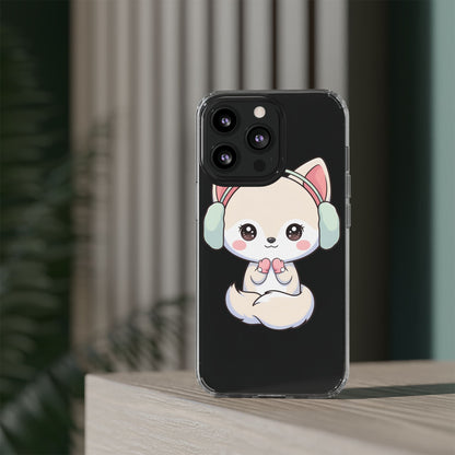Kawaii Arctic Fox Phone Case – Cozy Winter Cutie