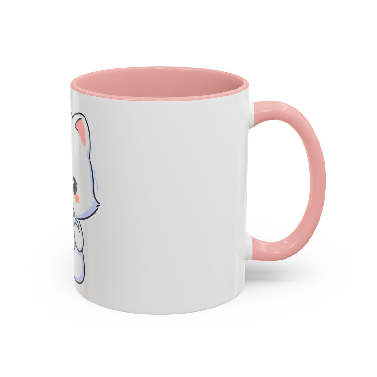 Kawaii Arctic Fox Mug – Cute Cocoa Lover Accent Coffee Mug