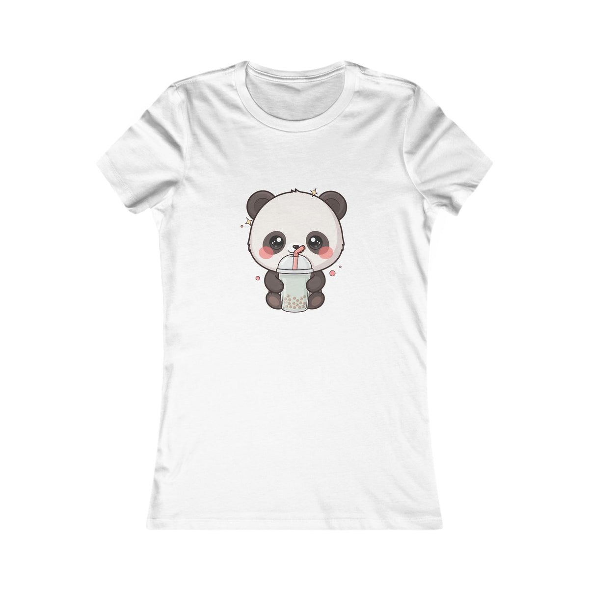 Kawaii Panda Bubble Tea Women's Favorite Tee