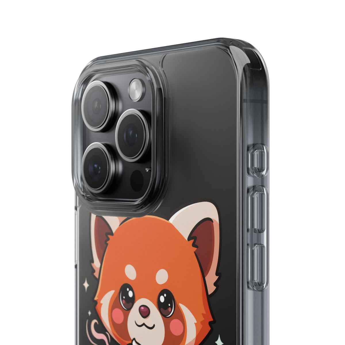 Kawaii Red Panda Phone Case with Latte