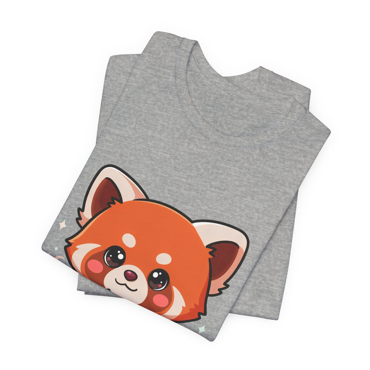 Kawaii Red Panda Coffee Tee for Cute Animal Lovers