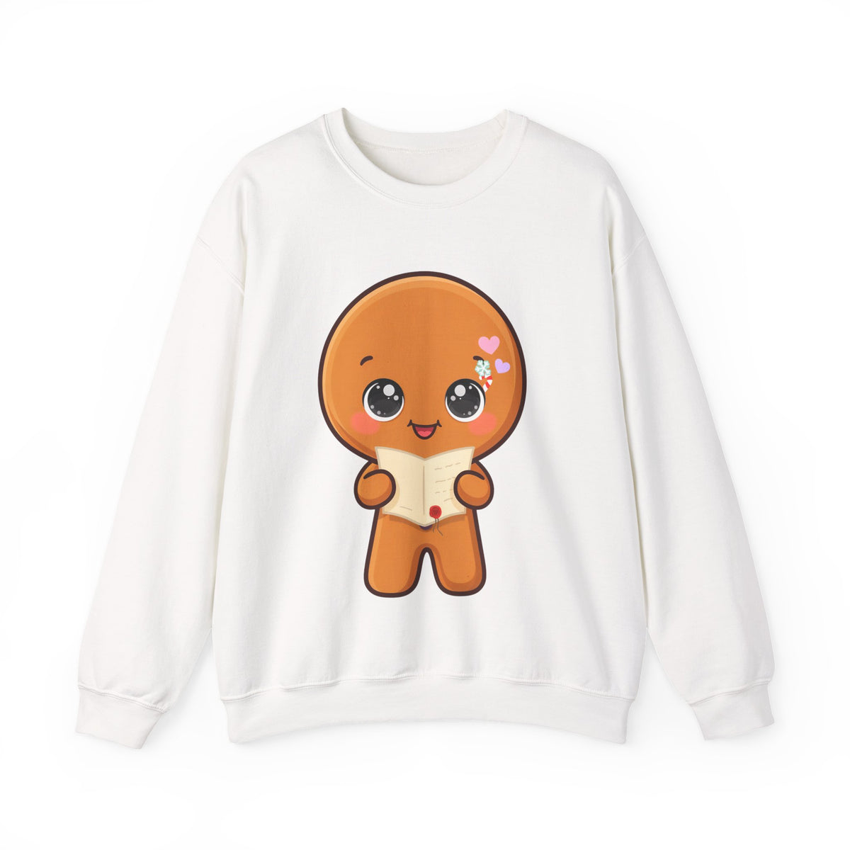 Christmas Gingerbread Sweatshirt: Kawaii Letter to Santa
