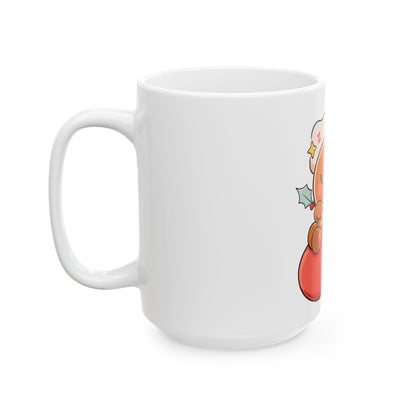 Christmas Gingerbread Mug – Cozy Holiday Coffee Cup