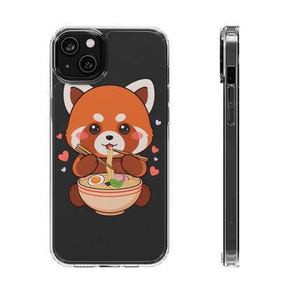 Red Panda Ramen Phone Case – Kawaii Food Lover Gift