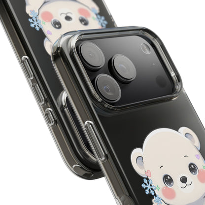 Kawaii Polar Bear Phone Case for a Cozy Winter Gift