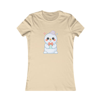 Cute Snowman T-Shirt for Kawaii Holiday Cheer
