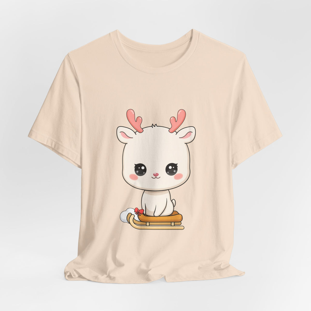 Kawaii Reindeer T-Shirt for Cozy Winter Days