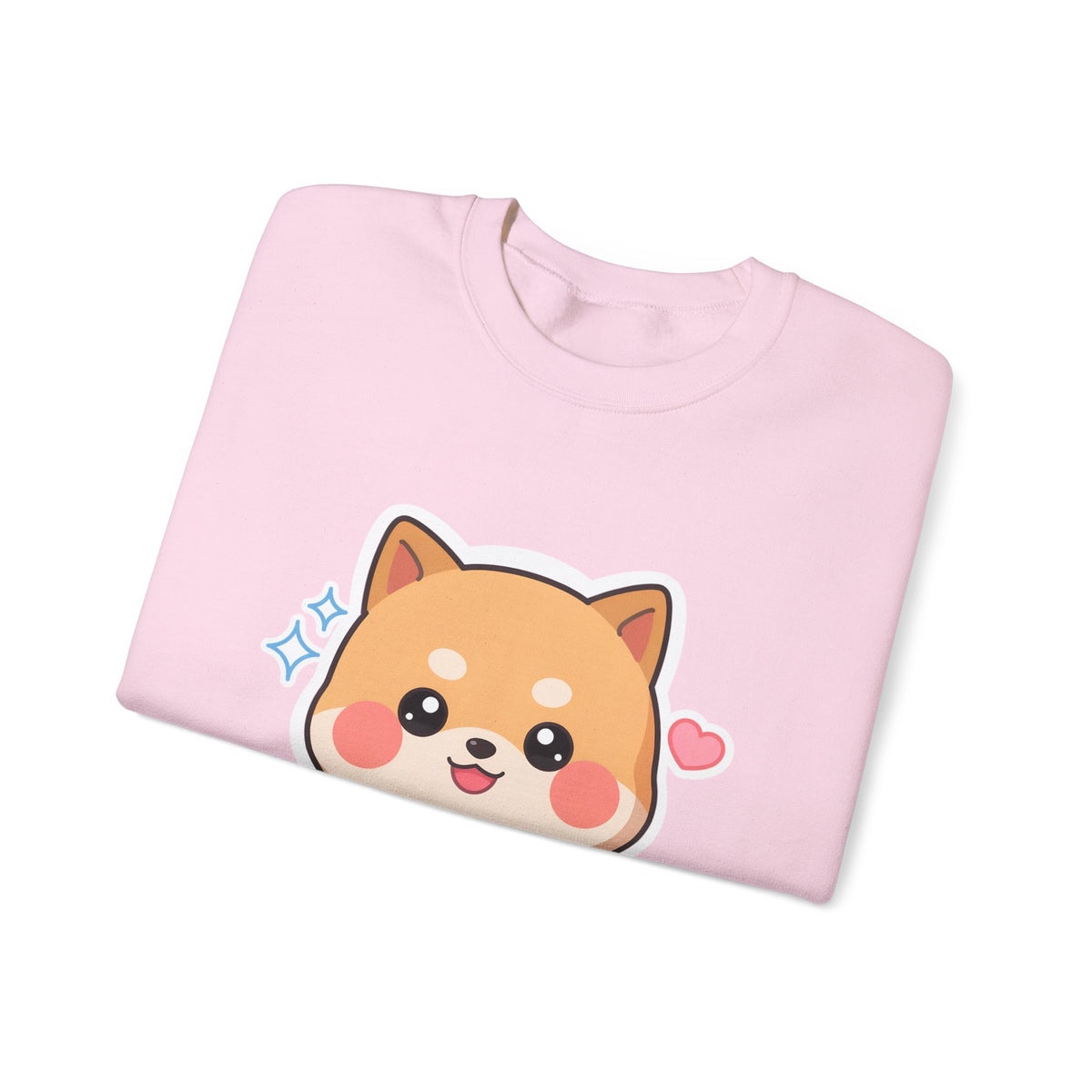 Kawaii Shiba Inu Sweatshirt, Cute Plant Lover Crewneck