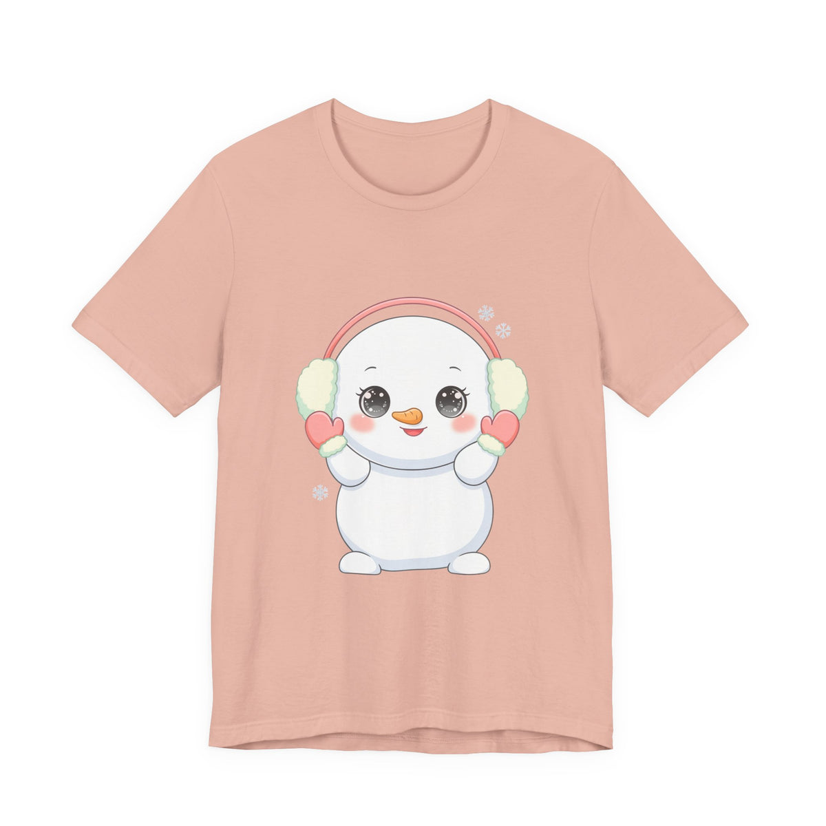 Kawaii Snowman T-Shirt for Cute Winter Style